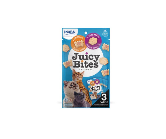 Inaba Cat Juicy Bites Crab and Scollop 34g