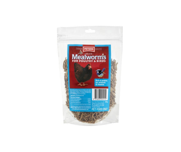 Peters Dried Mealworms 100g