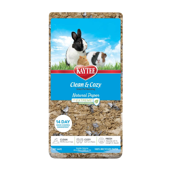 Kaytee Clean and Cozy Extreme Odour Control Natural Paper Bedding