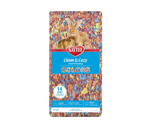 Kaytee Clean and Cozy Extreme Odour Control Kaleidoscope Bedding 49.2L
