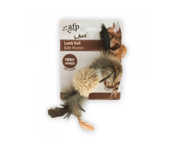 All the Paws LAM CAT Lamb Ball with Sound Chip