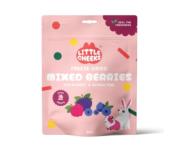 Little Cheeks Freeze Dried Mixed Berries Treat 25g