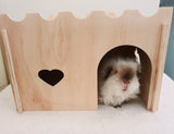 Wooden Carrot Guinea Pig House