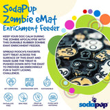 Sodapup Zombie Designed eMat Enrichment Lick Mat