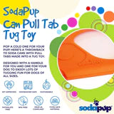 Sodapup Pop Top Rubber Tug Dog Toy