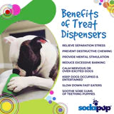 Sodapup  Durable Rubber Can Dog Chew Toy and Treat Dispenser