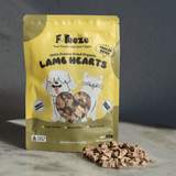 Fureeze Freeze Dried Organic Lamb Hearts 50g for dogs and cats