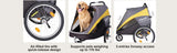 Ibiyaya The Hercules Heavy Duty Pro Pet Stroller For Pets Up To 50kg - Bike Trailer 2.0