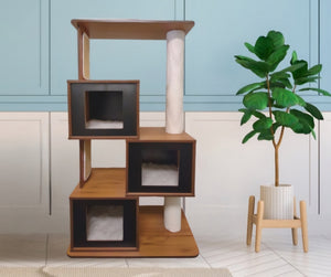 ( In Store Pick up ONLY)Heavy Sturdy Wooden Cat Tower--Triple boxes