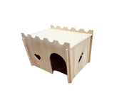 Wooden Carrot Guinea Pig House