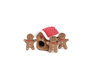 Zippy Paws Holiday Zippy Burrow Gingerbread House