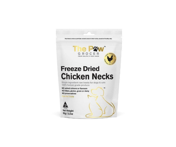 The Paw Grocer Freeze Dried Chicken Neck 90g