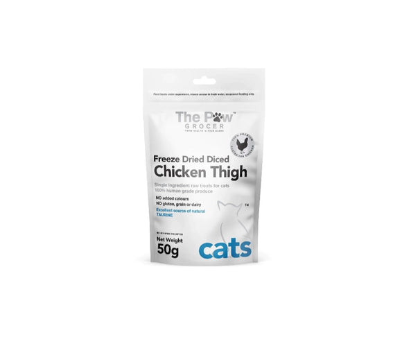 The Paw Grocer Freeze Dried Chicken Thigh for Cats 50g