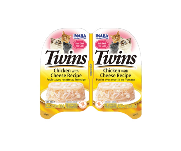 Inaba Twins Cat Side Dish Chicken and Cheese Recipe 70g
