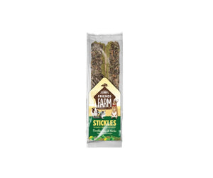 Tiny Friends Farm Stickles with Timothy Hay and Herbs 100g