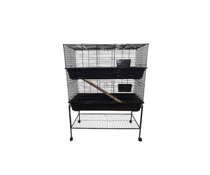 large rabbit cage with stand and wheels, large guinea pig cage with stand and wheels