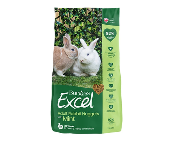 Burgess Excel Adult Rabbit Pellets with Mint