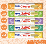 Inaba Churu Puree Chicken Varieties Cat Treat 50 tubes x 14g