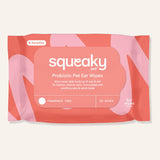 Squeaky Probiotic Pet Ear Wipes Fragrance Free 20 wipes