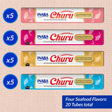Inaba Churu Puree Seafood Varieties Cat Treat 50 tubes x 14g