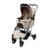 Ibiyaya Speedy Fold Pet Buggy Stroller For Pets Up to 20kg-- Grey Denim