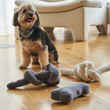 Lilly + Dash Dog Knot Toy Charcoal
