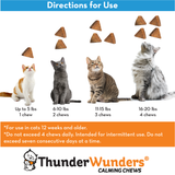 Thunder Wunder Calming Chews for Cats 180g