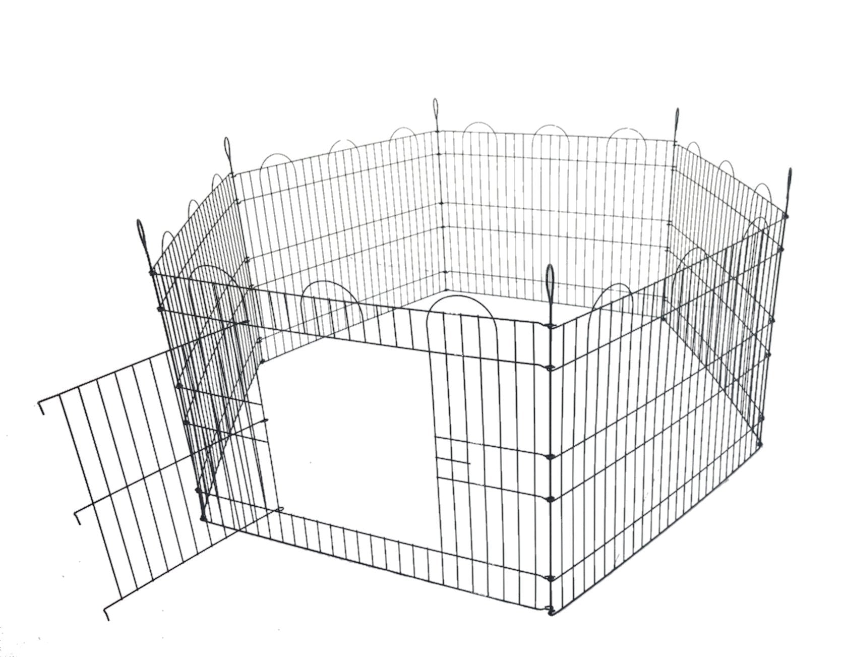 Home › 60cm Six Panels Playpen with Opening Gate