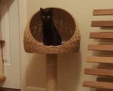 Paper Rope Basket Cat Bed and Scratcher