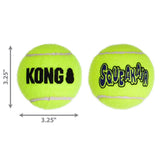 Kong Airdog Squeaker Balls Large 2 pack