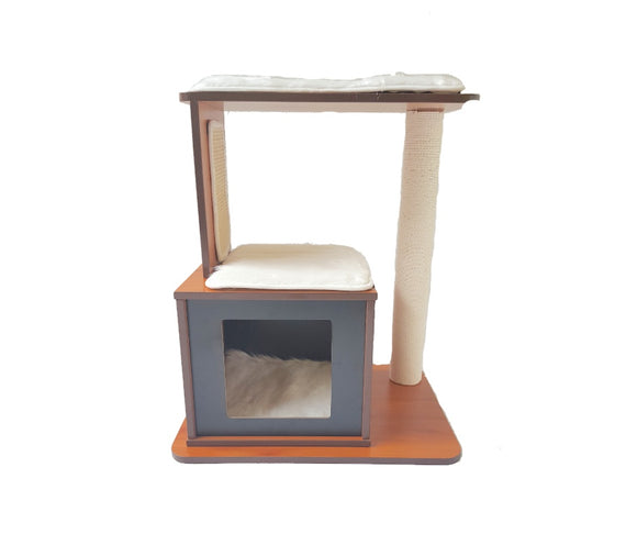 ( In Store Pick Up ONLY)Wooden Cat Tower--single box