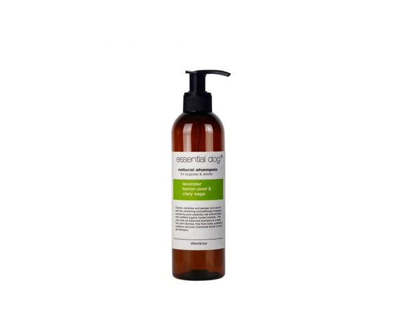 Essential Dog Adult and Puppy Shampoo: Lavender, Lemon Peel And Clary Sage