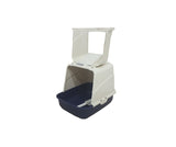 Litter House for Cats with removable door and scoop