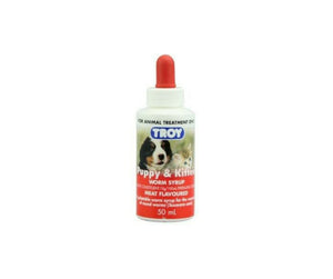 Troy Puppy and Kitten Worm Syrup 50mL