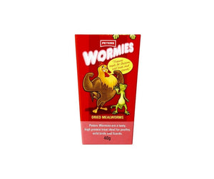 Peters Wormies Dried Mealworms 40g