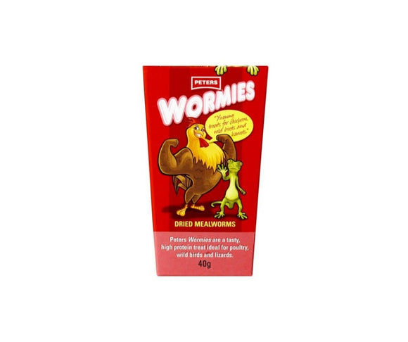 Peters Wormies Dried Mealworms 40g