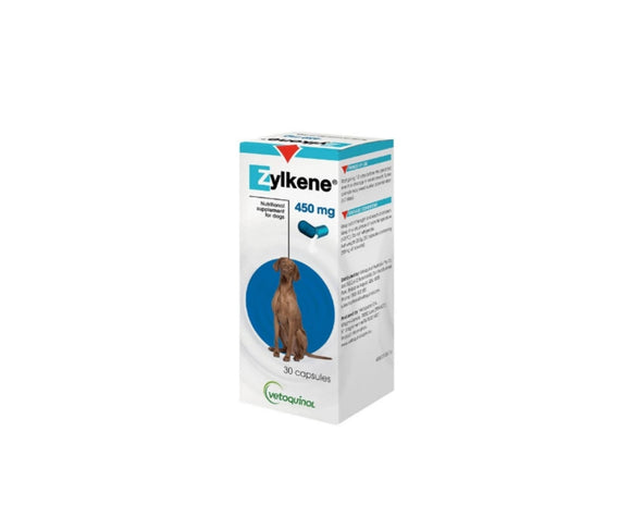 Zylkene 450mg 30 capsules Nutritional Supplements for Dogs and Cats