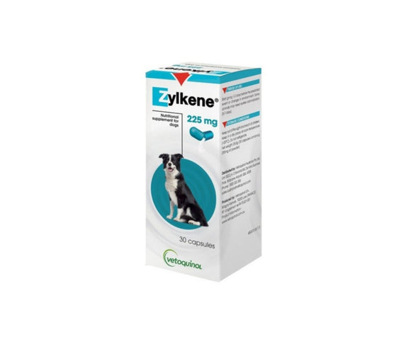 Zylkene 225mg 30 capsules Nutritional Supplements for Dogs and Cats