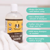 Natural Dog Company Sensitive Oatmeal Shampoo 12oz
