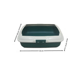 Large Litter Tray with Removable Rim