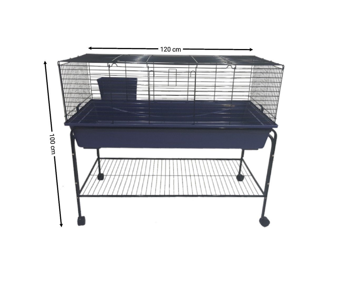 Indoor guinea pig cage with stand outlet